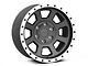 Rovos Wheels Kalahari Charcoal with Machined Lip 6-Lug Wheel; 17x9; -6mm Offset (07-13 Sierra 1500)