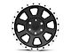 Rovos Wheels Kalahari Matte Black with Machined Lip 6-Lug Wheel; 18x9; -6mm Offset (07-13 Sierra 1500)