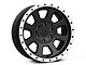 Rovos Wheels Kalahari Matte Black with Machined Lip 6-Lug Wheel; 18x9; -6mm Offset (07-13 Sierra 1500)