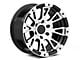 Rovos Wheels Karoo Gloss Black with Machined Lip 6-Lug Wheel; 17x9; -6mm Offset (07-13 Sierra 1500)