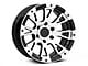 Rovos Wheels Karoo Gloss Black with Machined Lip 6-Lug Wheel; 17x9; -6mm Offset (07-13 Sierra 1500)