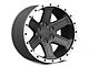 Rovos Wheels Tenere Charcoal with Machined Lip 6-Lug Wheel; 18x9; -9mm Offset (07-13 Sierra 1500)