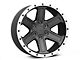 Rovos Wheels Tenere Charcoal with Machined Lip 6-Lug Wheel; 18x9; -9mm Offset (07-13 Sierra 1500)