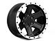 Rovos Wheels Tenere Matte Black with Machined Lip 6-Lug Wheel; 17x9; -15mm Offset (07-13 Sierra 1500)