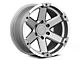 Rovos Wheels Danakil Charcoal with Machined Lip 6-Lug Wheel; 17x9; -6mm Offset (07-13 Silverado 1500)