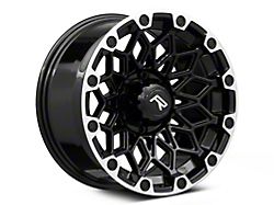 Rovos Wheels Guban Gloss Black Machined 6-Lug Wheel; 20x9; -6mm Offset (07-13 Silverado 1500)