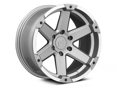 Rovos Wheels Danakil Charcoal with Machined Lip 6-Lug Wheel; 18x9; 0mm Offset (07-14 Tahoe)