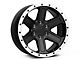 Rovos Wheels Tenere Matte Black with Machined Lip 6-Lug Wheel; 18x9; -9mm Offset (07-14 Yukon)