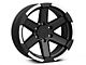 Rovos Wheels Danakil Matte Black with Machined Lip 6-Lug Wheel; 17x9; -6mm Offset (09-14 F-150)