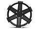 Rovos Wheels Danakil Matte Black with Machined Lip 6-Lug Wheel; 18x9; 0mm Offset (09-14 F-150)