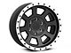 Rovos Wheels Kalahari Matte Black with Machined Lip 6-Lug Wheel; 17x9; -6mm Offset (14-18 Sierra 1500)