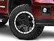 Rovos Wheels Tenere Matte Black with Machined Lip 6-Lug Wheel; 17x9; -15mm Offset (14-18 Sierra 1500)