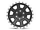 Rovos Wheels Kalahari Matte Black with Machined Lip 6-Lug Wheel; 17x9; -6mm Offset (14-18 Silverado 1500)