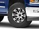 Rovos Wheels Karoo Gloss Black with Machined Lip 6-Lug Wheel; 17x9; -6mm Offset (14-18 Silverado 1500)