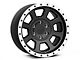 Rovos Wheels Kalahari Matte Black with Machined Lip 6-Lug Wheel; 17x9; -6mm Offset (15-20 F-150)