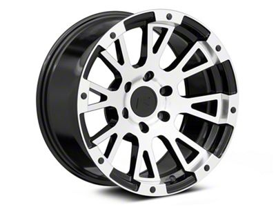 Rovos Wheels Karoo Gloss Black with Machined Lip 6-Lug Wheel; 18x9; 0mm Offset (15-20 Tahoe)
