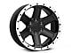 Rovos Wheels Tenere Matte Black with Machined Lip 6-Lug Wheel; 18x9; -9mm Offset (15-20 Tahoe)