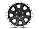 Rovos Wheels Kalahari Matte Black with Machined Lip 6-Lug Wheel; 18x9; -6mm Offset (15-20 Yukon)