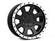 Rovos Wheels Kalahari Matte Black with Machined Lip 6-Lug Wheel; 18x9; -6mm Offset (15-20 Yukon)