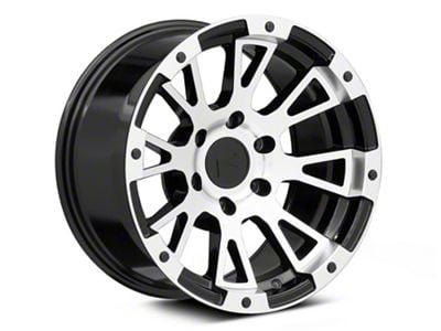 Rovos Wheels Karoo Gloss Black with Machined Lip 6-Lug Wheel; 17x9; -6mm Offset (15-20 Yukon)