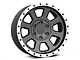 Rovos Wheels Kalahari Charcoal with Machined Lip 6-Lug Wheel; 18x9; -6mm Offset (19-24 Silverado 1500)