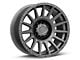 Rovos Wheels Bara Charcoal 6-Lug Wheel; 17x9; 5mm Offset (2024 Ranger)