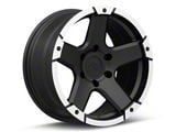 Rovos Wheels Danakil Satin Black 6-Lug Wheel; 17x8.5; 0mm Offset (2024 Ranger)