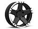 Rovos Wheels Danakil Satin Black 6-Lug Wheel; 17x8.5; 0mm Offset (2024 Ranger)