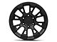 Rovos Wheels Karoo Satin Black 6-Lug Wheel; 17x8.5; 0mm Offset (2024 Ranger)
