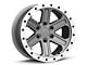 Rovos Wheels Tenere Charcoal 6-Lug Wheel; 17x8.5; 0mm Offset (2024 Ranger)