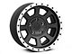 Rovos Wheels Kalahari Matte Black with Machined Lip 5-Lug Wheel; 17x9; -6mm Offset (94-01 RAM 1500)