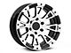 Rovos Wheels Karoo Gloss Black with Machined Lip 6-Lug Wheel; 17x9; -6mm Offset (99-06 Sierra 1500)