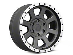 Rovos Wheels Kalahari Charcoal with Machined Lip 6-Lug Wheel; 18x9; -6mm Offset (23-24 Canyon)