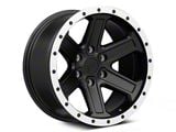 Rovos Wheels Tenere Matte Black with Machined Lip 6-Lug Wheel; 18x9; -9mm Offset (23-24 Canyon)