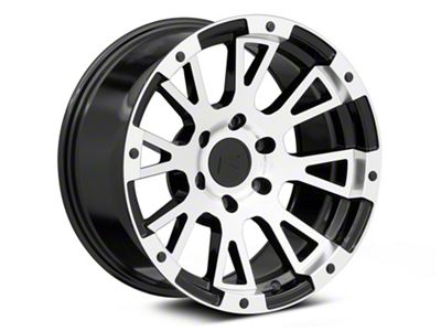 Rovos Wheels Karoo Gloss Black with Machined Lip 6-Lug Wheel; 18x9; 0mm Offset (23-24 Colorado)