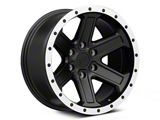 Rovos Wheels Tenere Matte Black with Machined Lip 6-Lug Wheel; 18x9; -9mm Offset (23-24 Colorado)