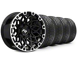 17x9 Rovos Wheels Guban & 32in Atturo All-Terrain Trail Blade A/T Tire Package (15-20 F-150)