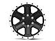 Rovos Wheels Tenere Matte Black with Machined Lip 6-Lug Wheel; 17x9; -6mm Offset (21-24 F-150)