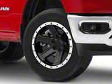 Rovos Wheels Tenere Matte Black with Machined Lip 6-Lug Wheel; 18x9; -9mm Offset (19-24 RAM 1500)