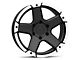 Rovos Wheels Danakil Satin Black 6-Lug Wheel; 17x8.5; 0mm Offset (19-23 Ranger)