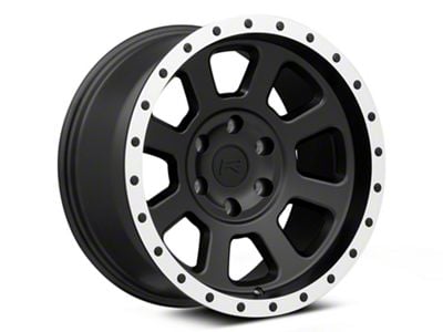 Rovos Wheels Kalahari Matte Black with Machined Lip 6-Lug Wheel; 18x9; -6mm Offset (21-24 Yukon)