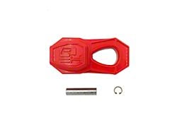 Royal Hooks Billet Aluminum Winch Shackle; Red