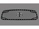 Royalty Core RC2 Twin Mesh Upper Grille Insert; Gloss Black (19-24 RAM 1500 Laramie Longhorn, Limited)