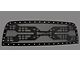 Royalty Core RC5 Quadrant Upper Grille Insert; Gloss Black (19-24 RAM 1500 Laramie Longhorn, Limited)