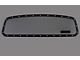 Royalty Core RCR Race Line Upper Grille Insert; Satin Black (19-24 RAM 1500 Laramie Longhorn, Limited)