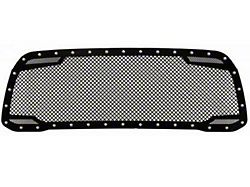 Royalty Core RC2 Twin Mesh Upper Replacement Grille; Gloss Black (19-24 RAM 3500 w/ Forward Facing Camera)