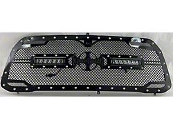 Royalty Core RC2X X-Treme Dual LED Upper Grille Insert; Gloss Black (19-24 RAM 3500)