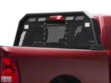 Royalty Core RC88 Billet Headache Rack with Integrated Tail Lights and Dura PODs; Satin Black (10-24 RAM 3500)