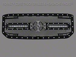 Royalty Core RC2X X-Treme Dual LED Upper Grille Insert; Gloss Black (15-20 Yukon)