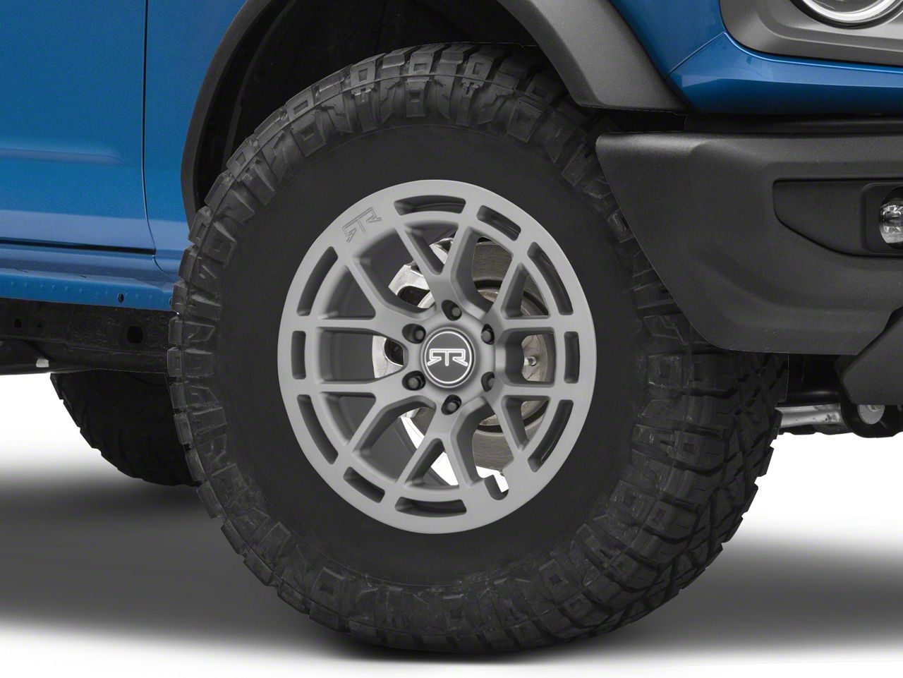 RTR Ranger Tech 6 Satin Charcoal 6-Lug Wheel; 17x9; 30mm Offset A250708 ...